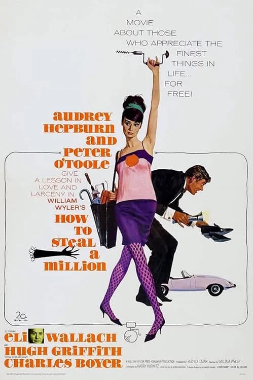 How to Steal a Million film posteri