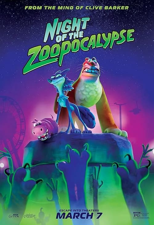 Night of the Zoopocalypse film posteri